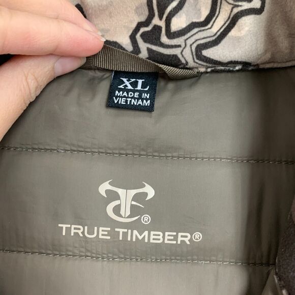 True Timber Pulse Jacket Womens XL Extra Large Camo Lightweight Puffer Hunting - Picture 9 of 13